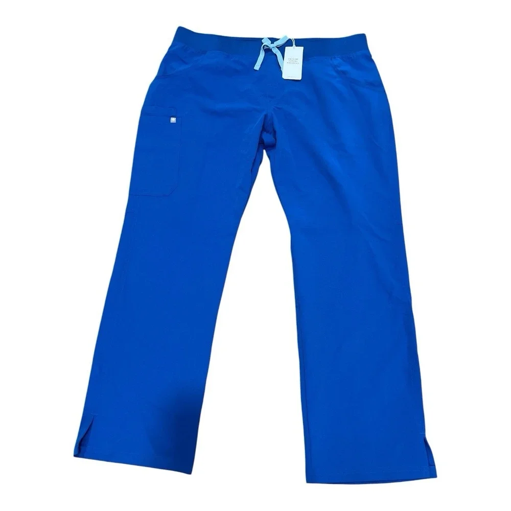FIGS Kade Cargo Scrub Pants XL Royal Blue NWT Technical Collection